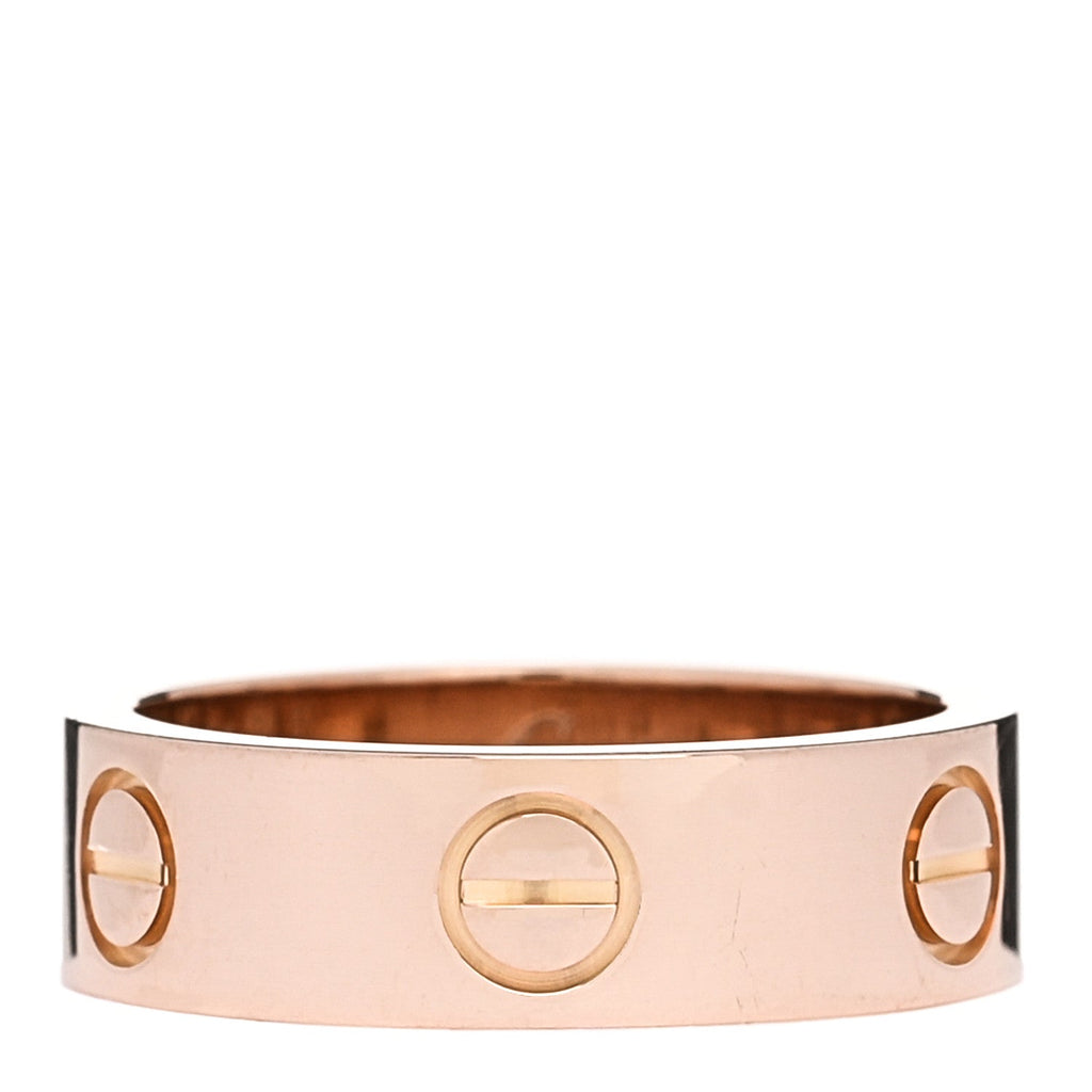18K Pink Gold 5.5mm LOVE Ring 51 5.75