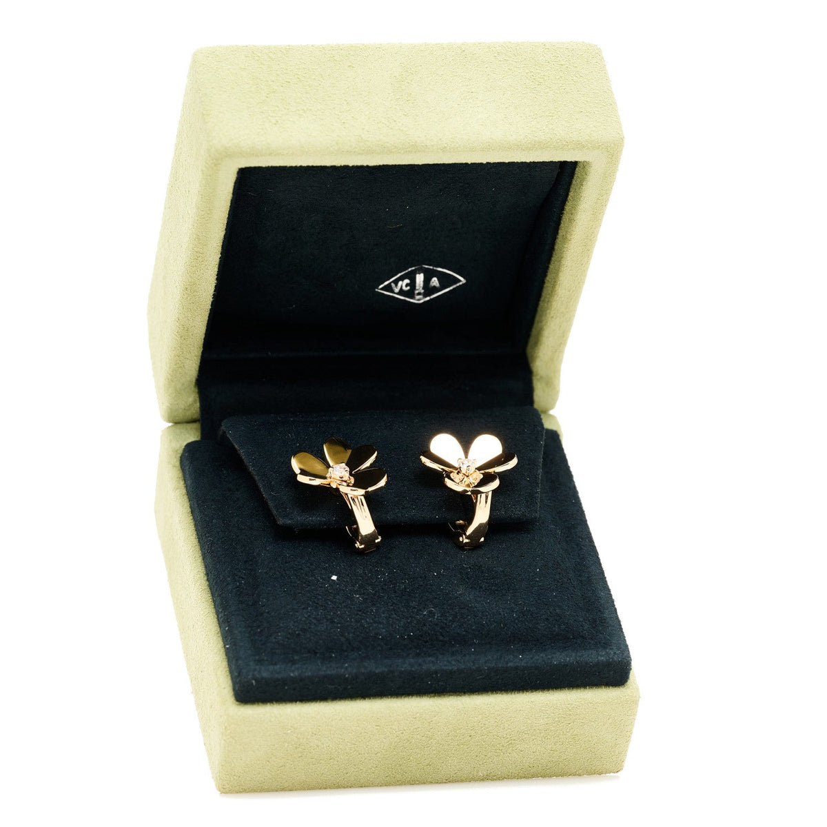 18K Rose Gold Diamond Small Frivole Earrings
