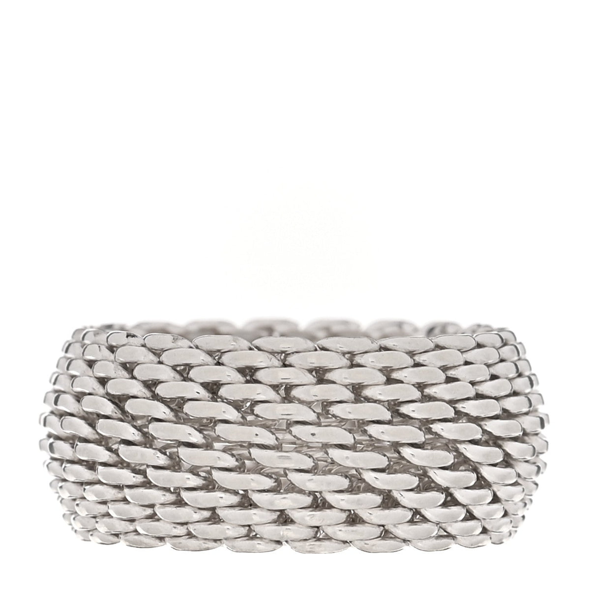 Sterling Silver Somerset Mesh Ring 54 6.75