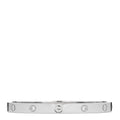 18K White Gold 4 Diamond Love Bracelet 18