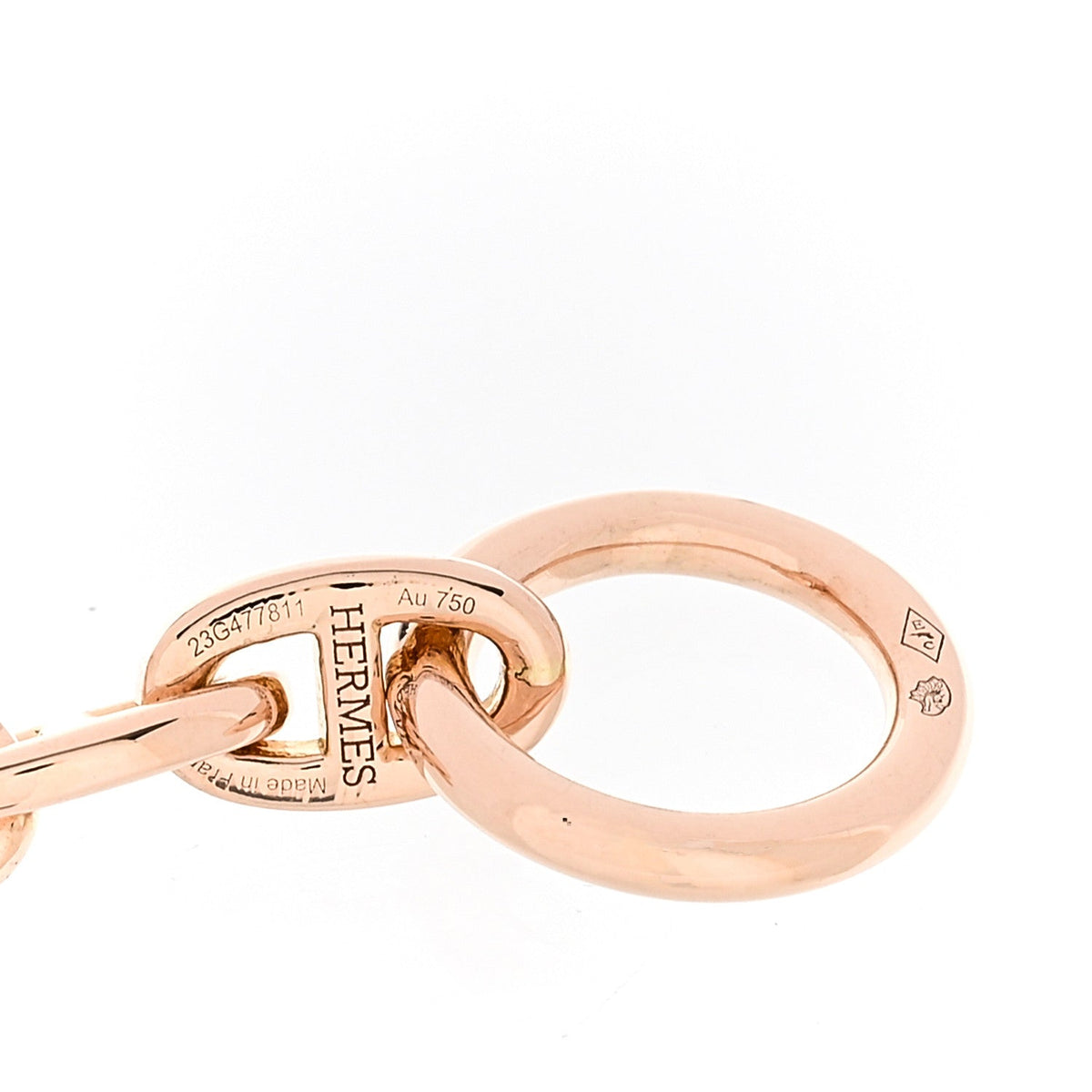 18K Rose Gold TPM Chaine d'Ancre Bracelet