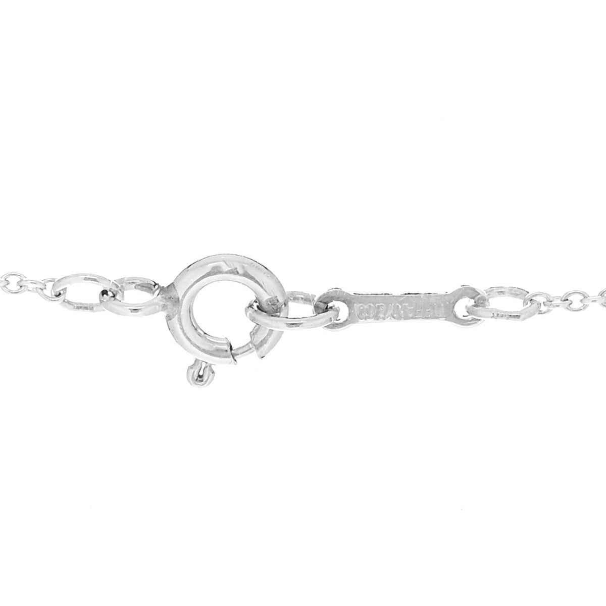 Sterling Silver 11mm Elsa Peretti Bean Pendant Necklace