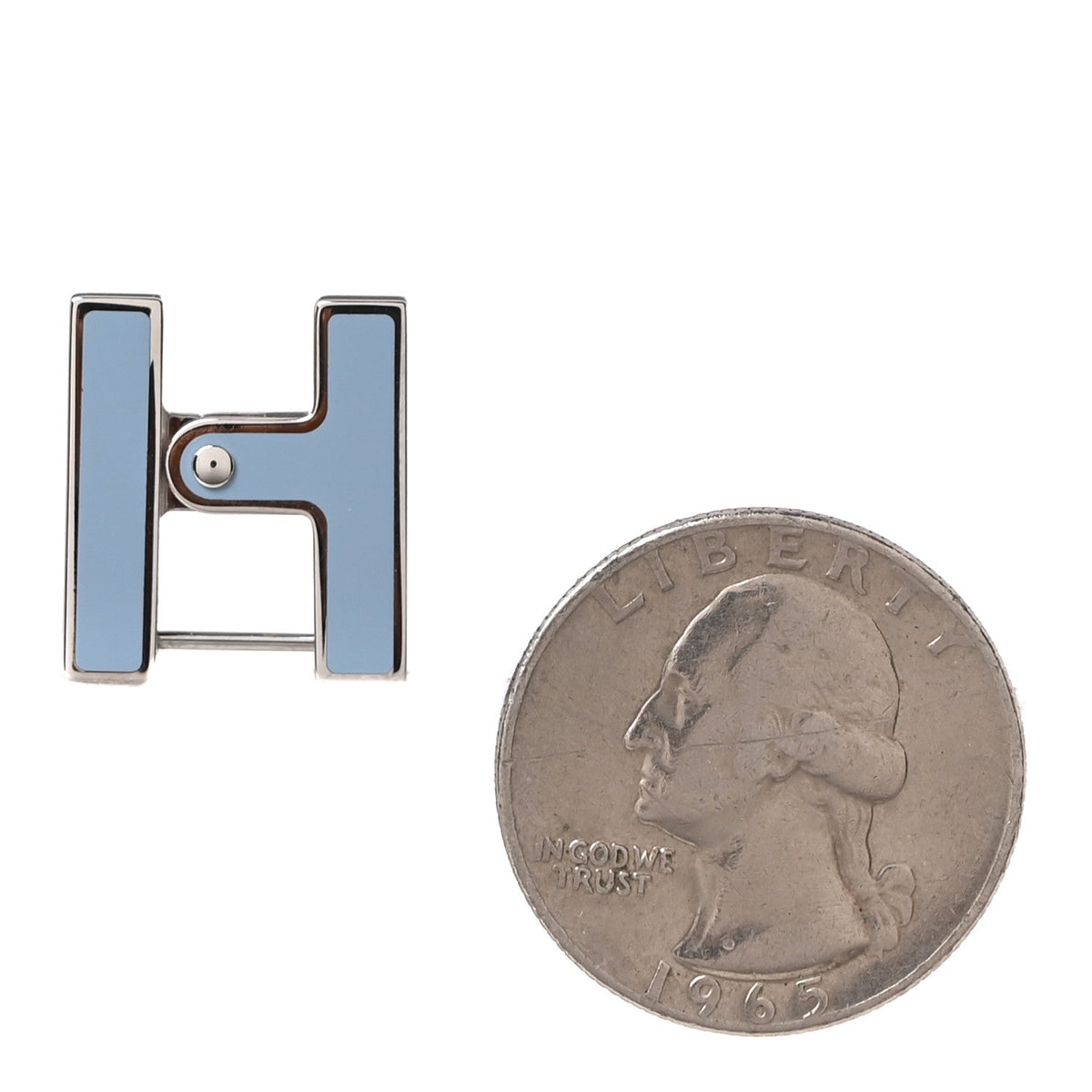 Palladium Habascule Single Earring Bleu Lin