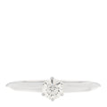 Platinum Diamond .25ct Solitaire Engagement Ring 51 5.75