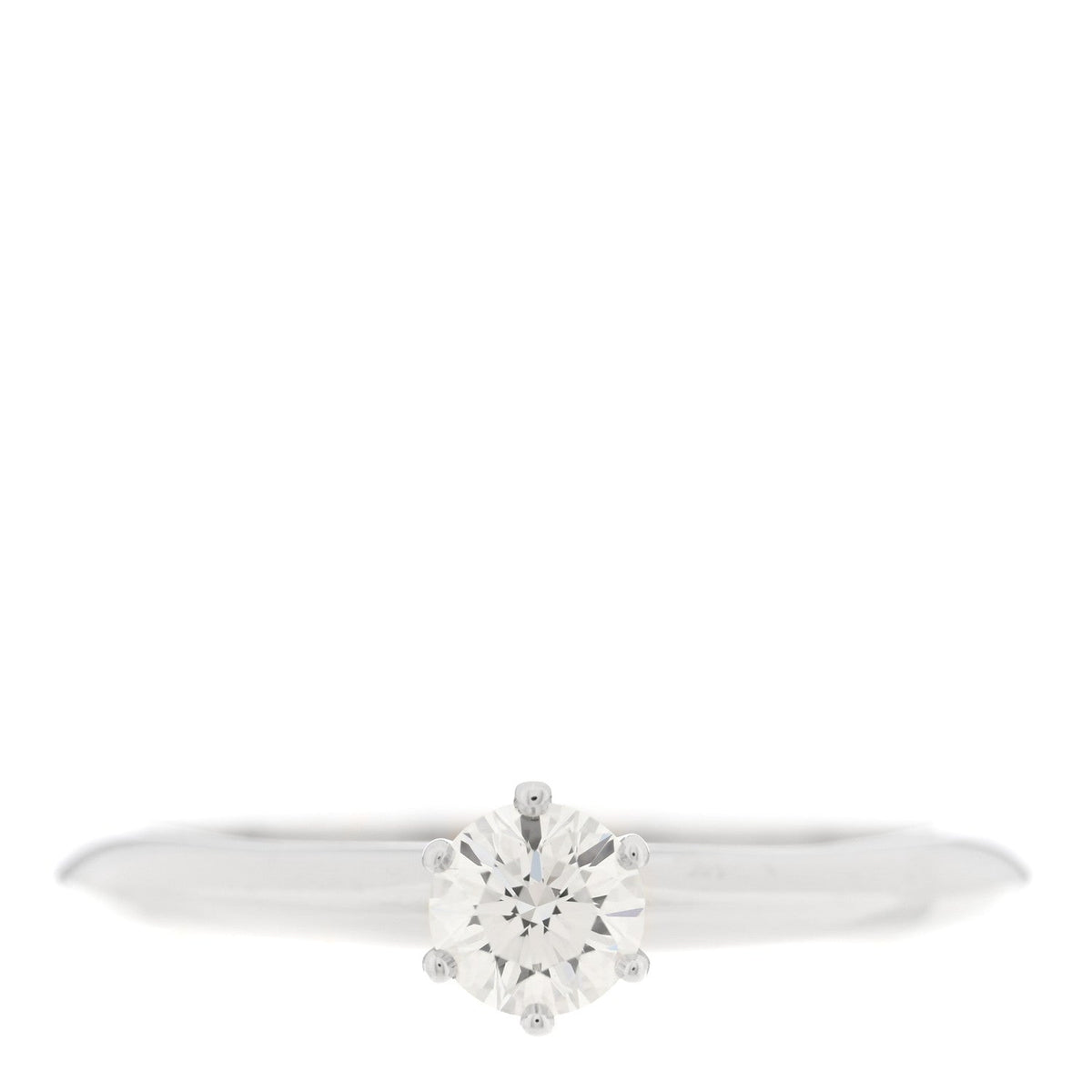 Platinum Diamond .25ct Solitaire Engagement Ring 51 5.75
