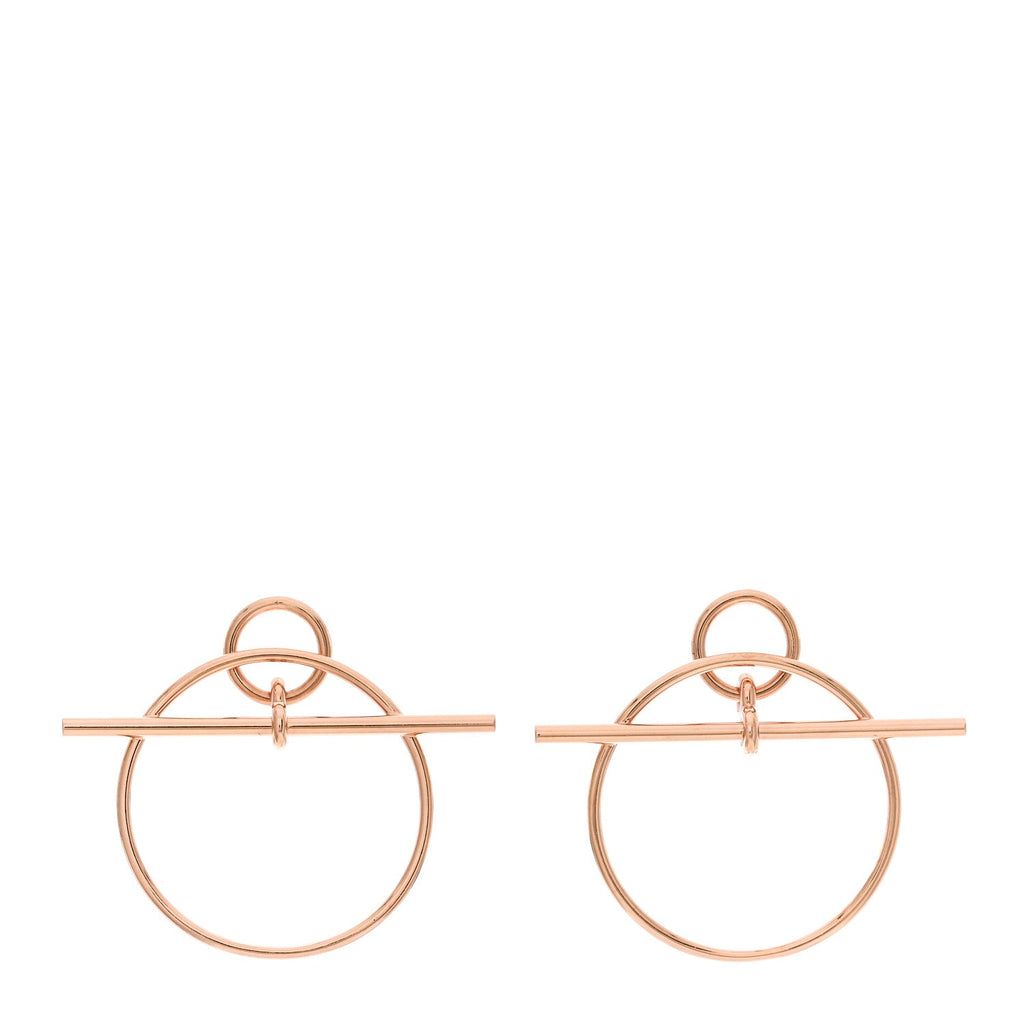 18K Rose Gold PM Loop Earrings