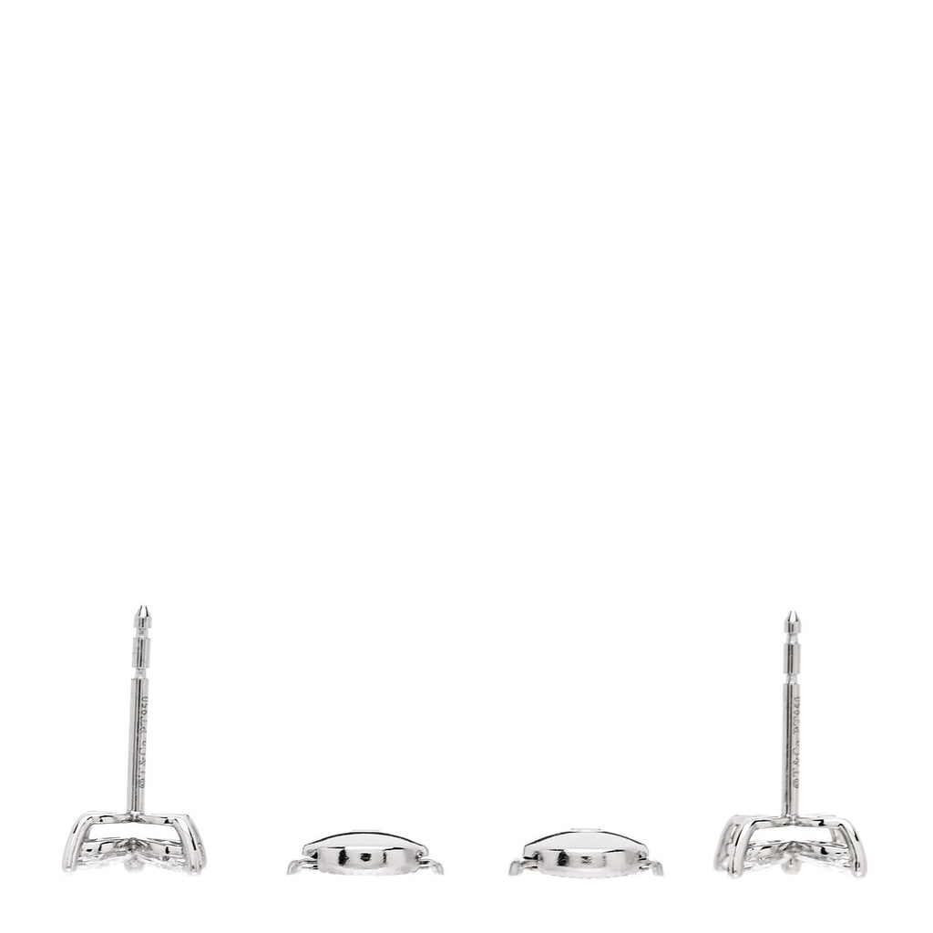 Platinum Diamond .64ct Small Victoria Earrings