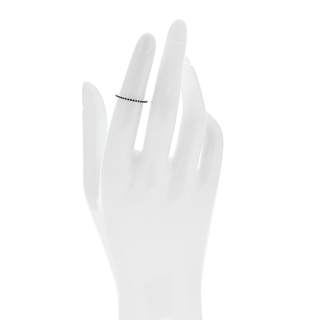 18K White Gold Iolite Metro Ring 48 4.5