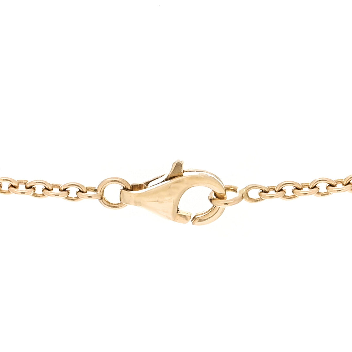 18K Yellow Gold Mother of Pearl Pure Alhambra Pendant Necklace
