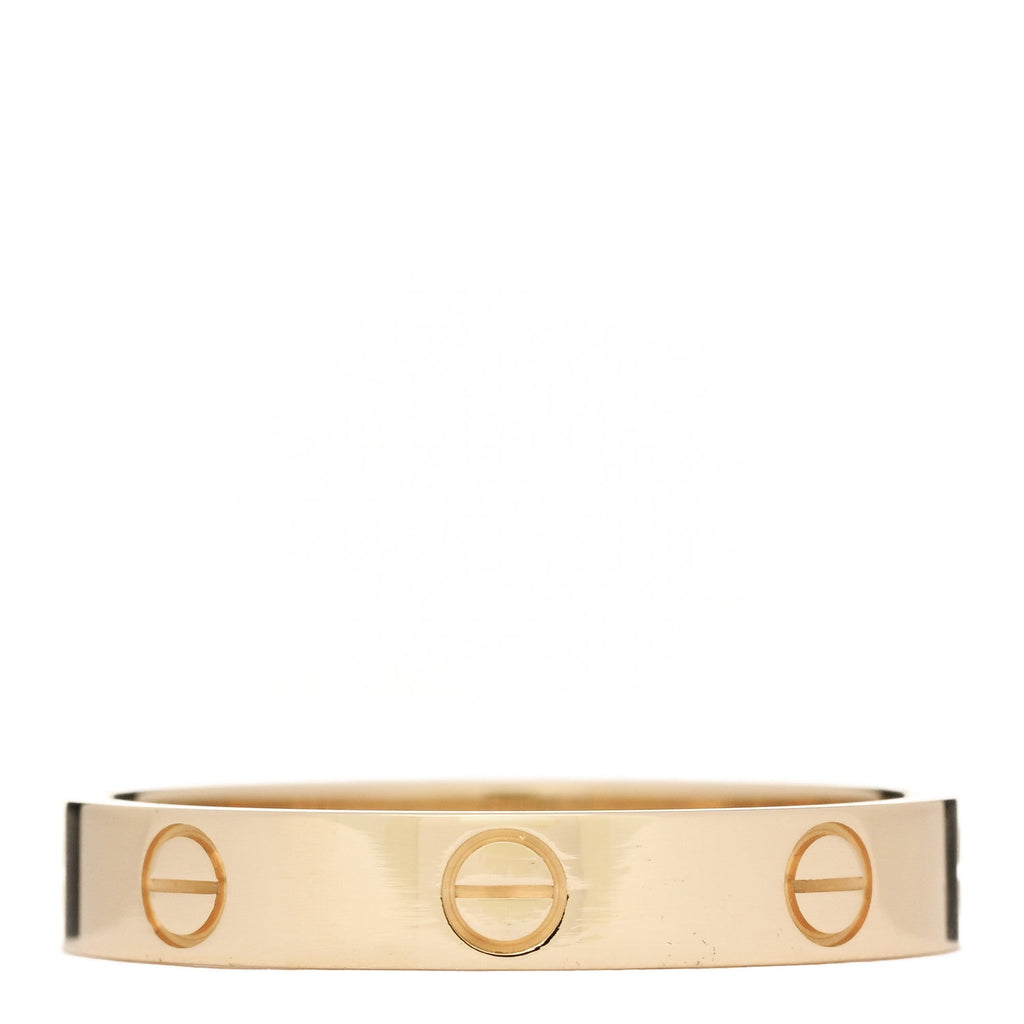 18K Yellow Gold 3.5mm LOVE Wedding Band Ring 59 8.75