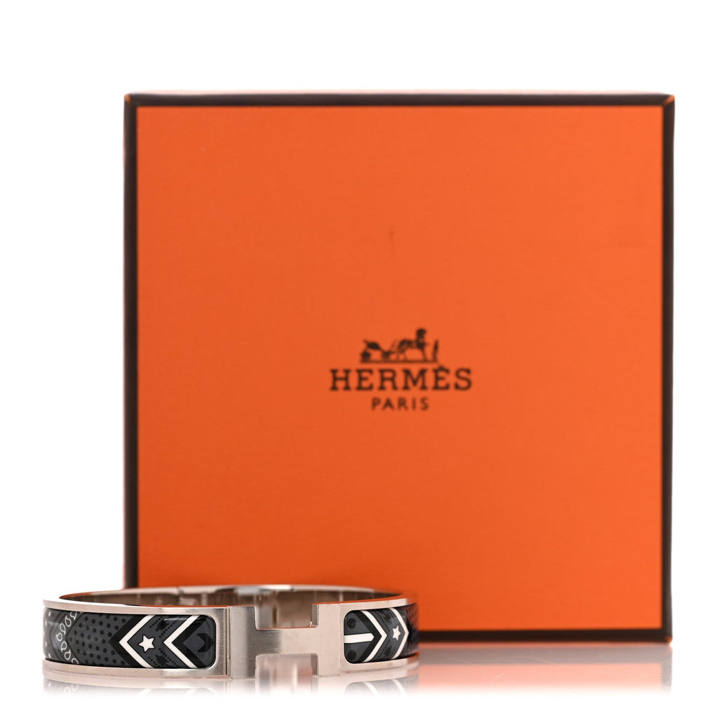 Enamel Bandana Narrow Clic Clac HH Bracelet T3 Grand Classique