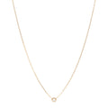 18K Pink Gold Diamond SM D'Amour Pendant Necklace