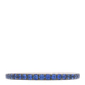 Platinum Blue Sapphire 1.85mm Eden Eternity Band Ring 52 6
