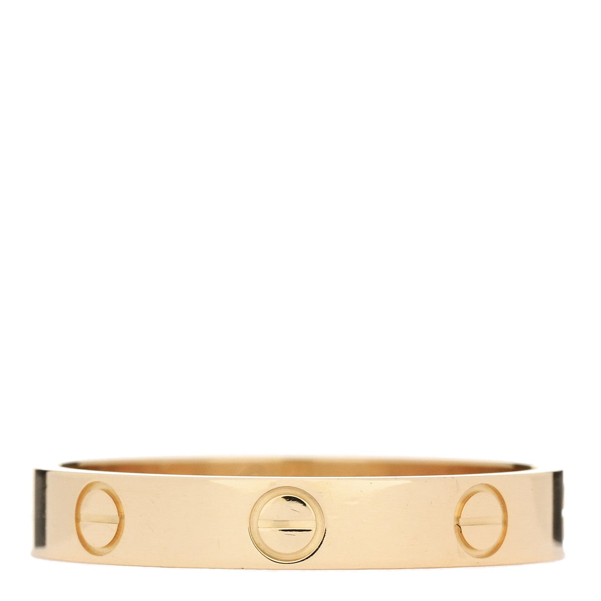 18K Yellow Gold 3.5mm LOVE Wedding Band Ring 60 9.25