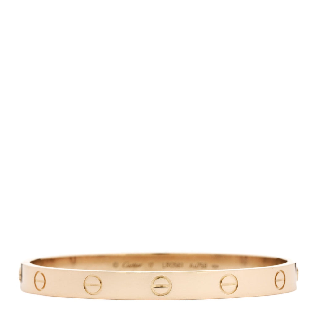 18K Yellow Gold LOVE Bracelet 17