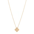 18K Yellow Gold Vintage Alhambra Pendant Necklace