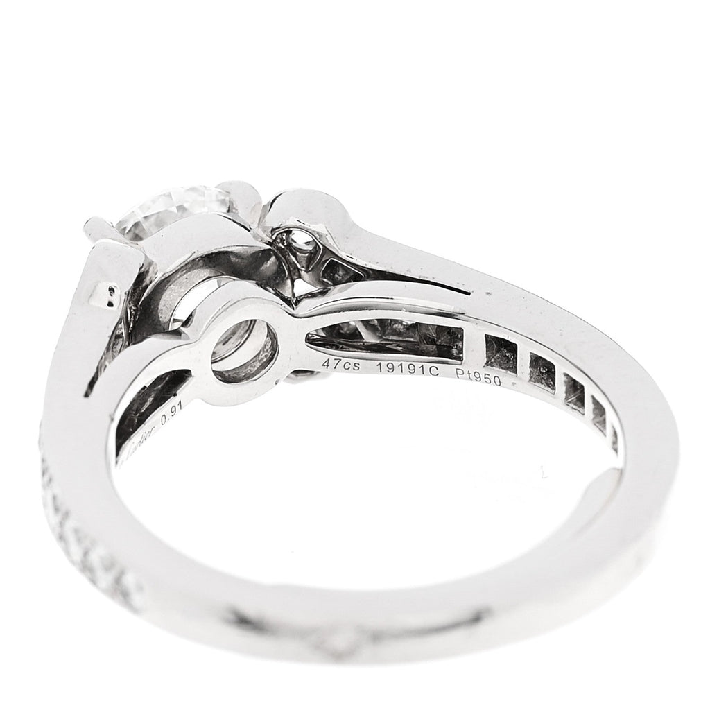 Platinum Diamond .91ct Destinee Engagement Ring 46 3.75