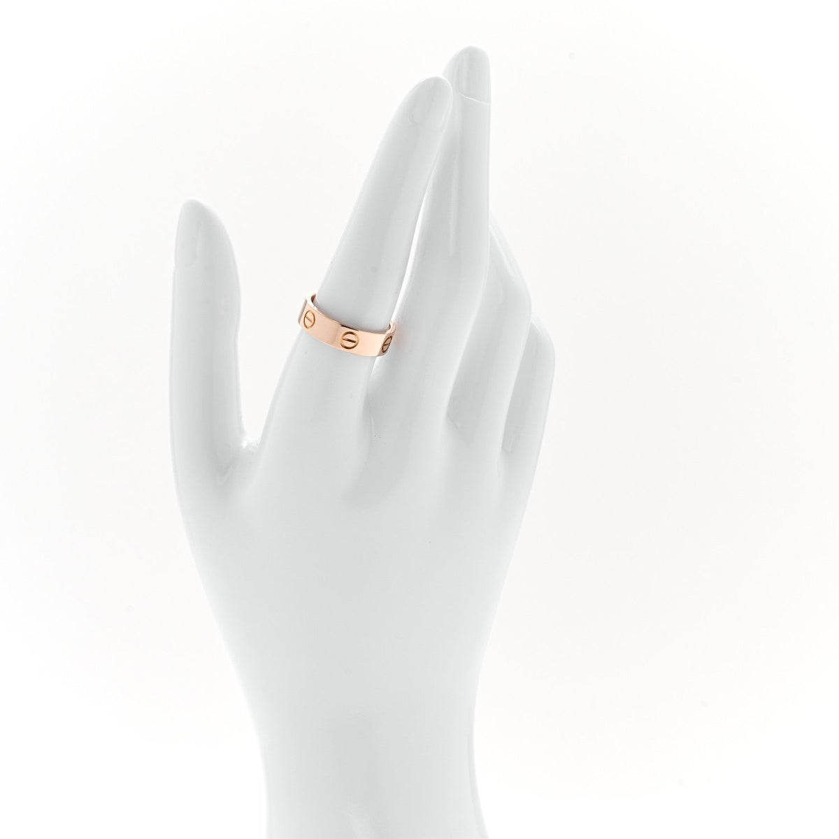 18K Pink Gold 5.5mm LOVE Ring 56 7.75