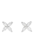 Platinum Diamond .92ct Medium Victoria Earrings