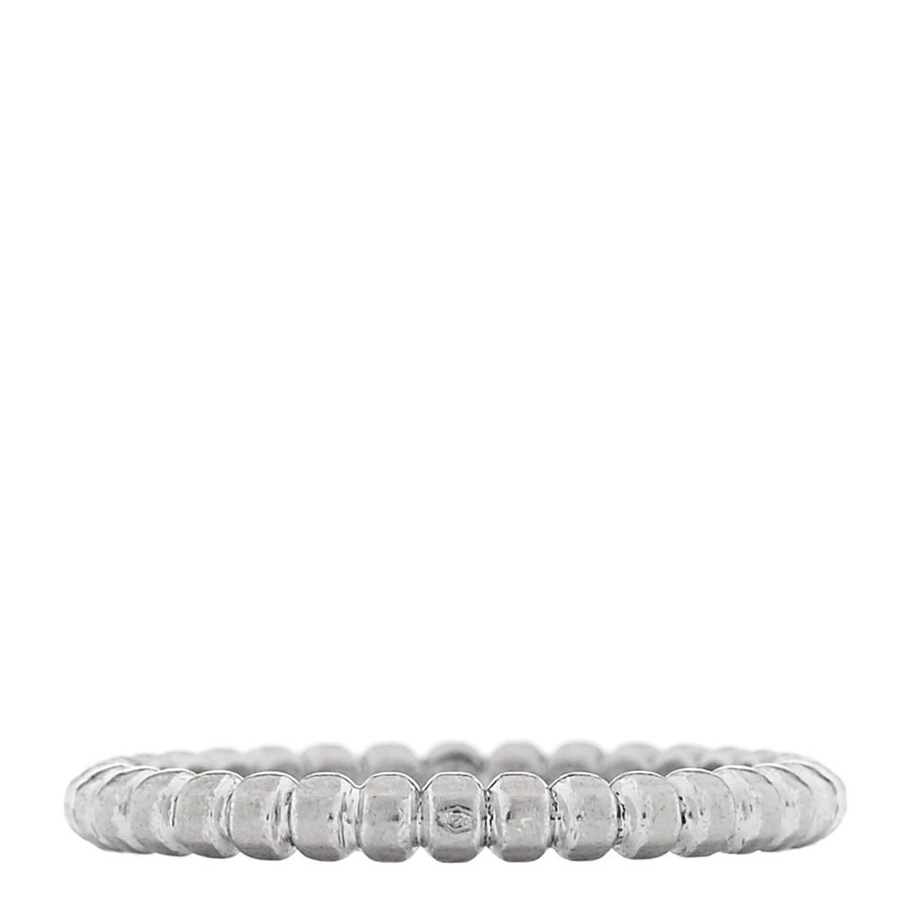 18K White Gold Small Perlee Ring 48 4.5