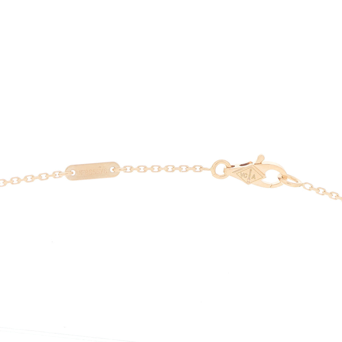 18K Rose Gold Sweet Alhambra Pendant Necklace