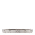 18K White Gold LOVE Bracelet 16
