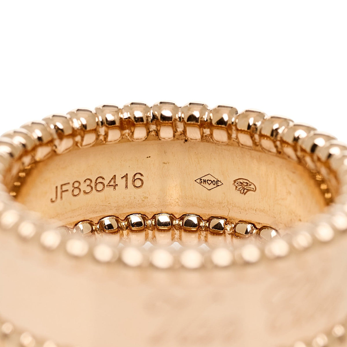 18K Rose Gold Perlee Signature Ring 52 6