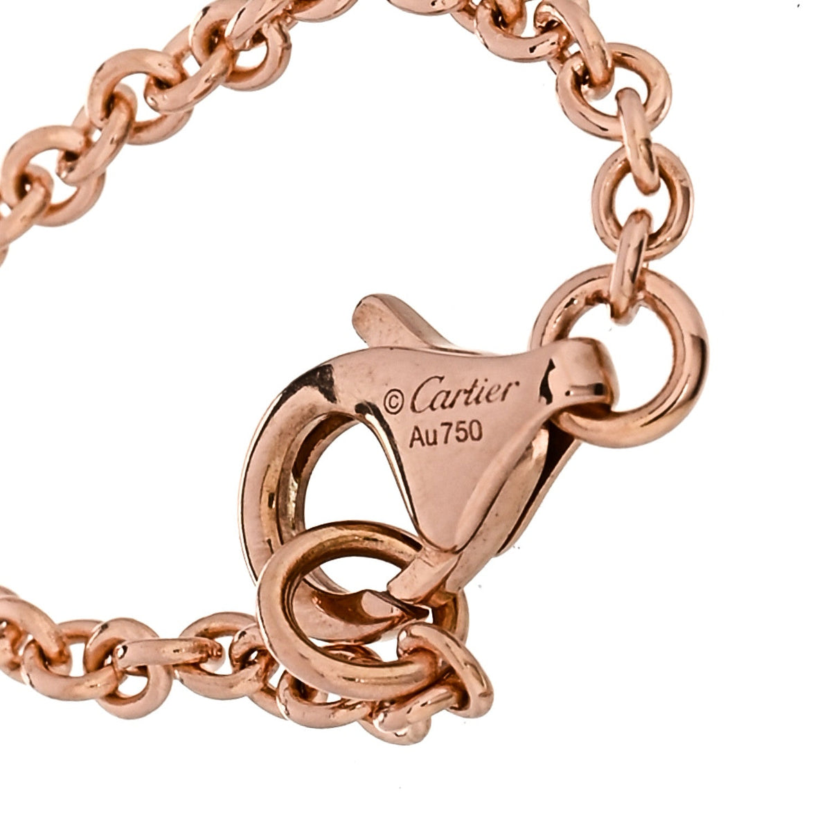 18K Pink Gold Interlocking LOVE Bracelet