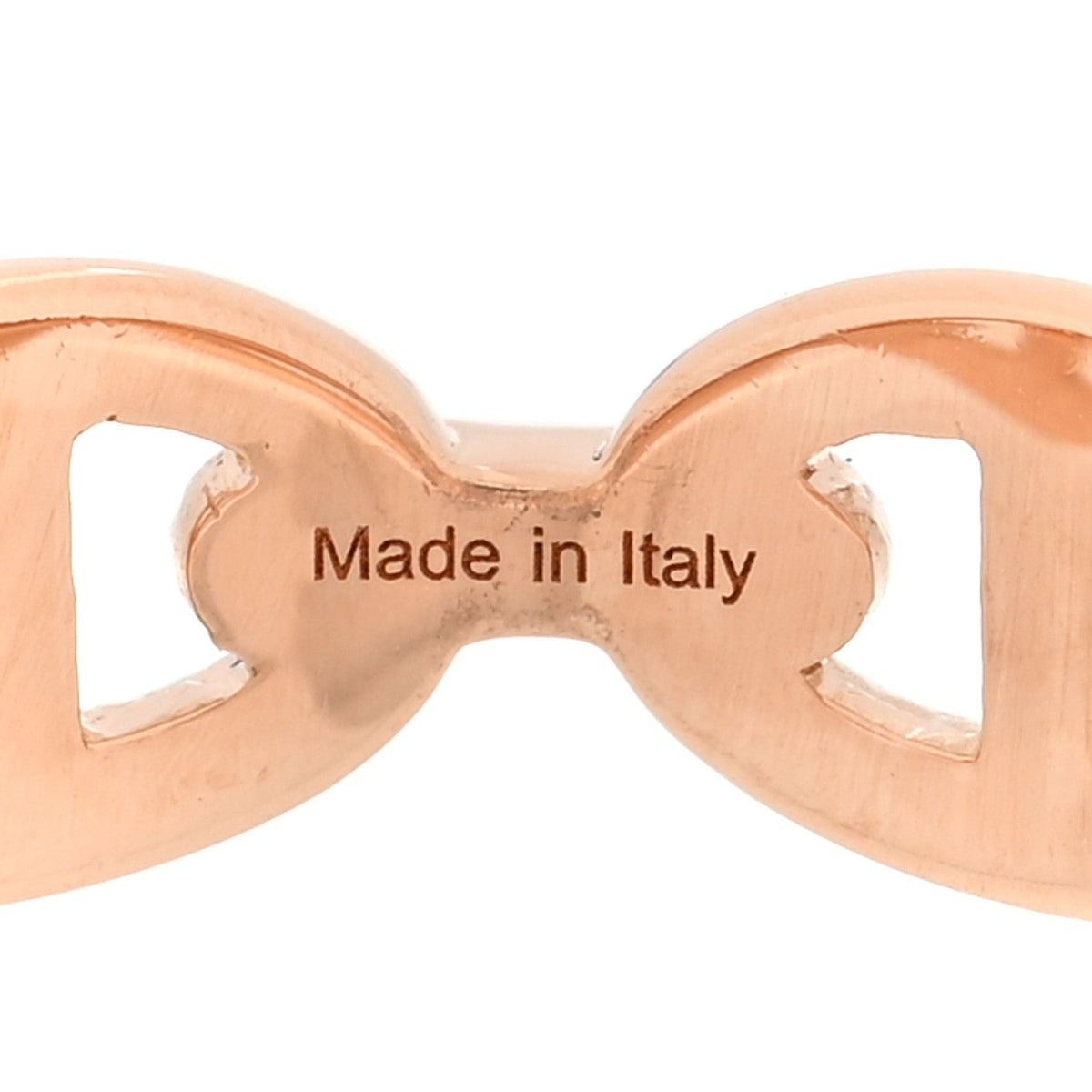 18K Rose Gold PM Chaine d'Ancre Enchainee Ring 54 7
