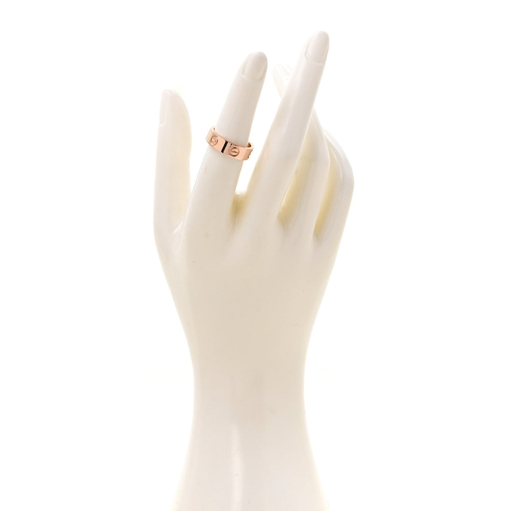 18K Pink Gold 5.5mm LOVE Ring 52 6