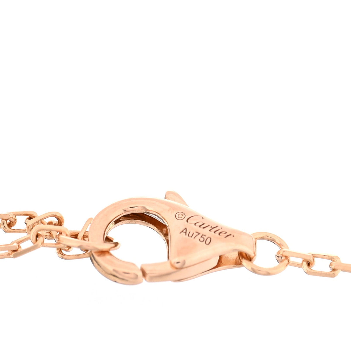 18K Pink Yellow White Gold Diamond Trinity One Diamond Chain Bracelet