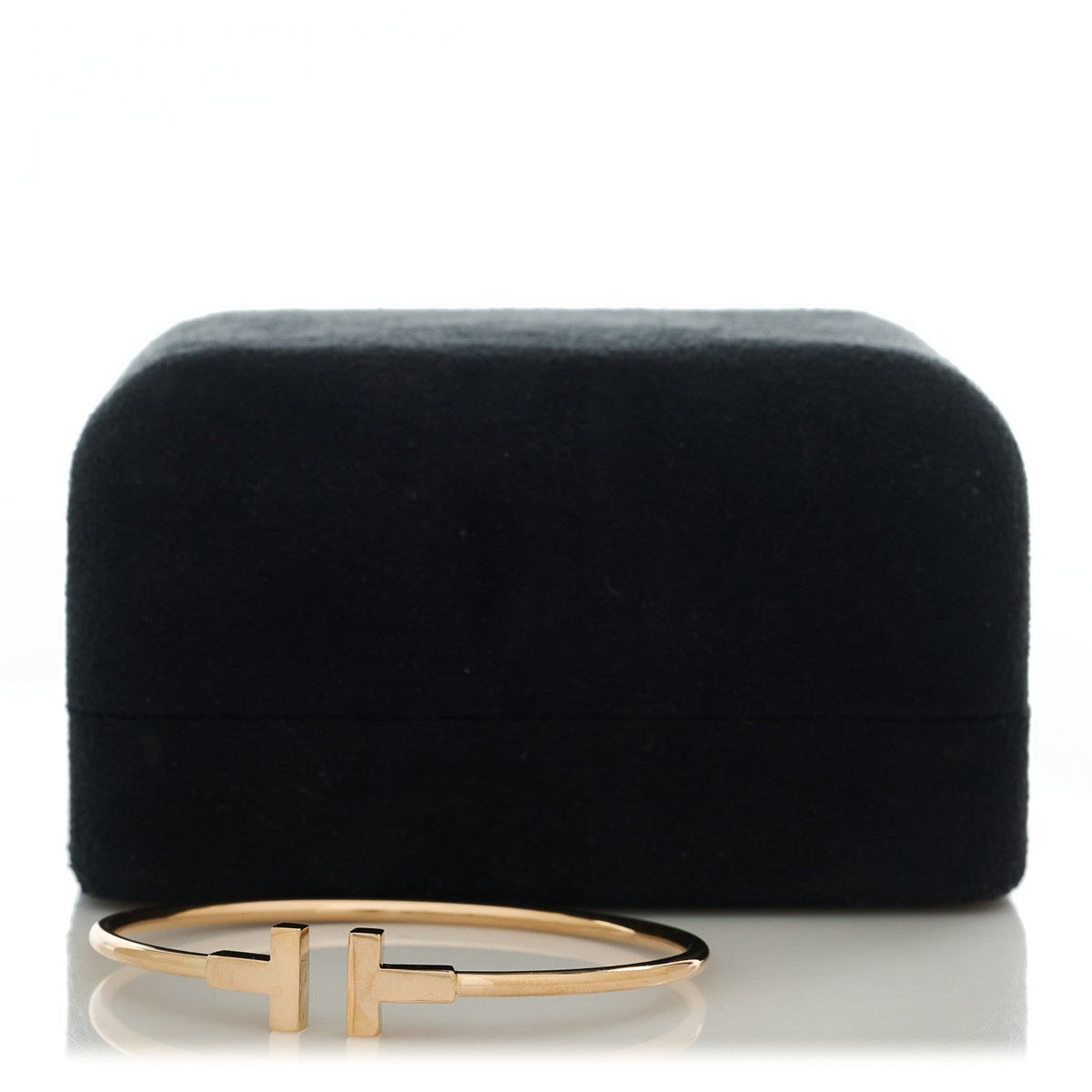 18K Rose Gold T Wire Bracelet