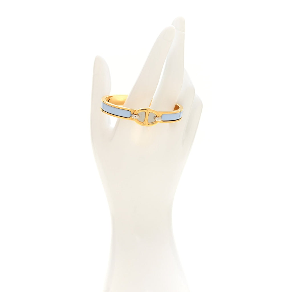 Enamel Mini Clic Chaine d'Ancre Bracelet PM Bleu Ciel