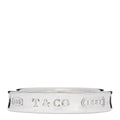 Sterling Silver Narrow 1837 Band Ring 52 6