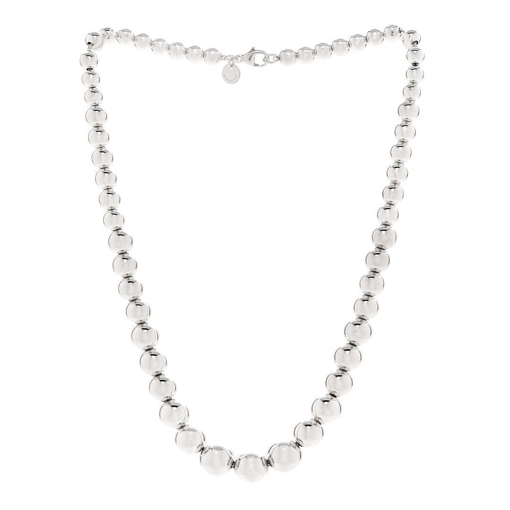 Sterling Silver Hardwear Graduated Ball Necklace