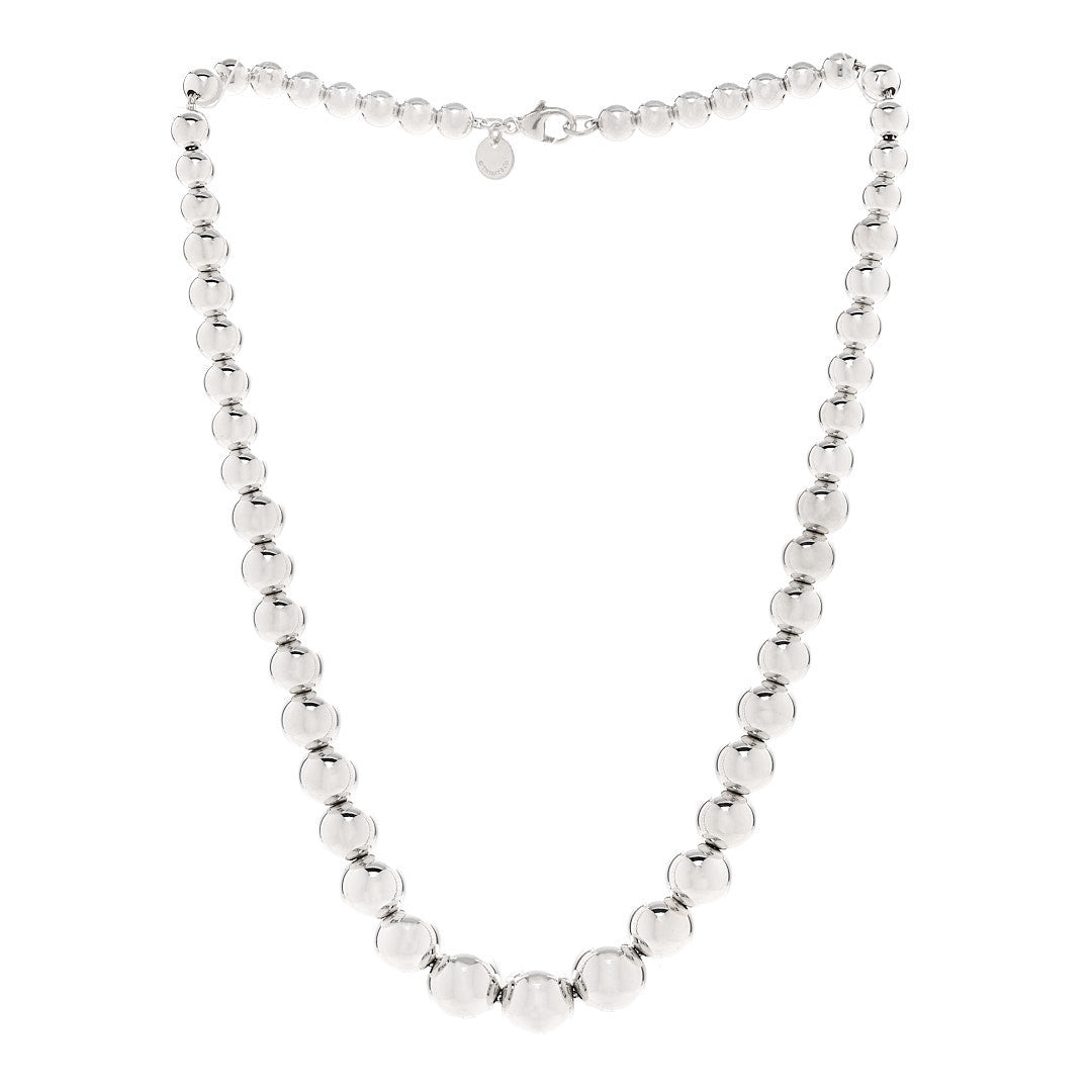 Sterling Silver Hardwear Graduated Ball Necklace