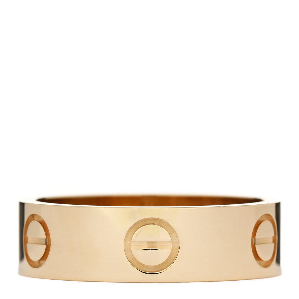 18K Yellow Gold 3.5mm LOVE Wedding Band Ring 47 4