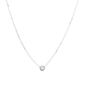 18K White Gold Diamond SM D'Amour Pendant Necklace