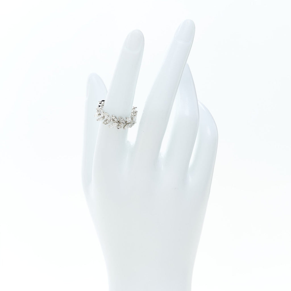Platinum Diamond Victoria Vine Ring 53 6.5