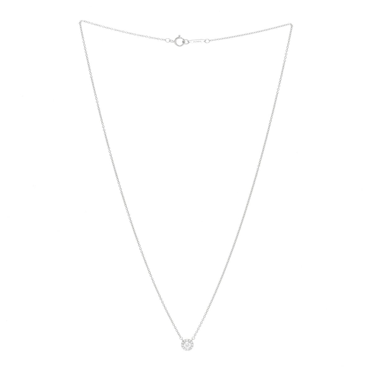 Platinum Diamond .22ct Soleste Pendant