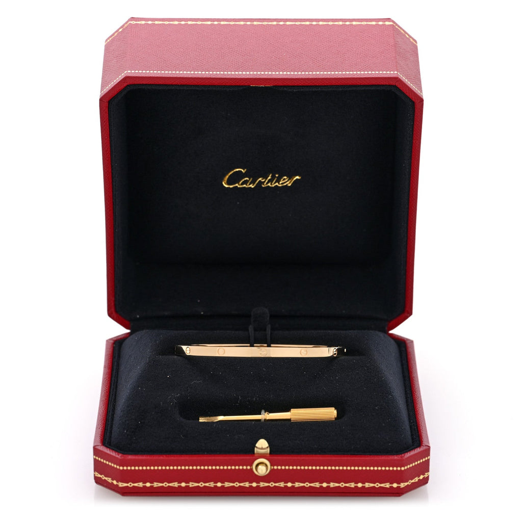 18K Yellow Gold Small LOVE Bracelet 18