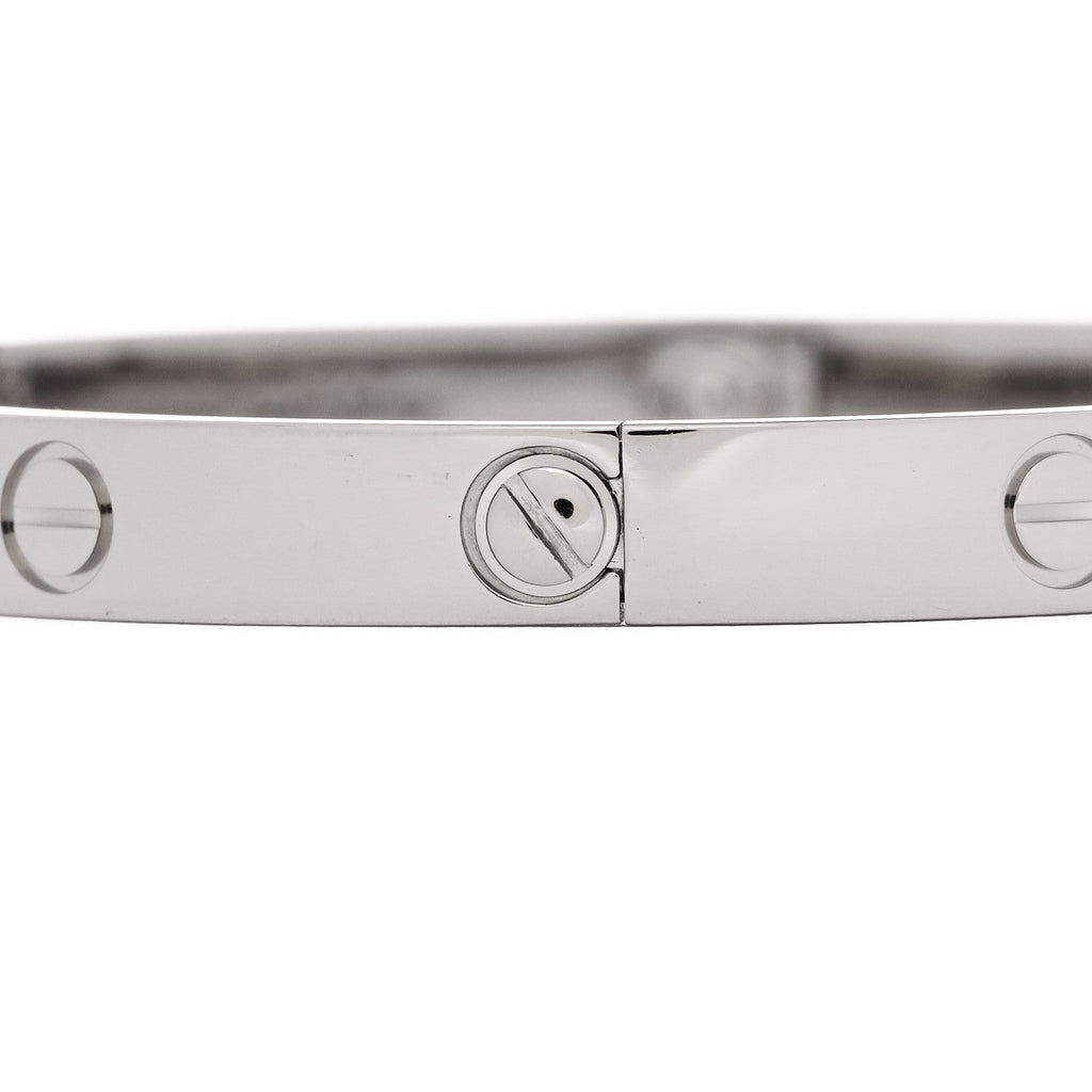 18K White Gold LOVE Bracelet 18