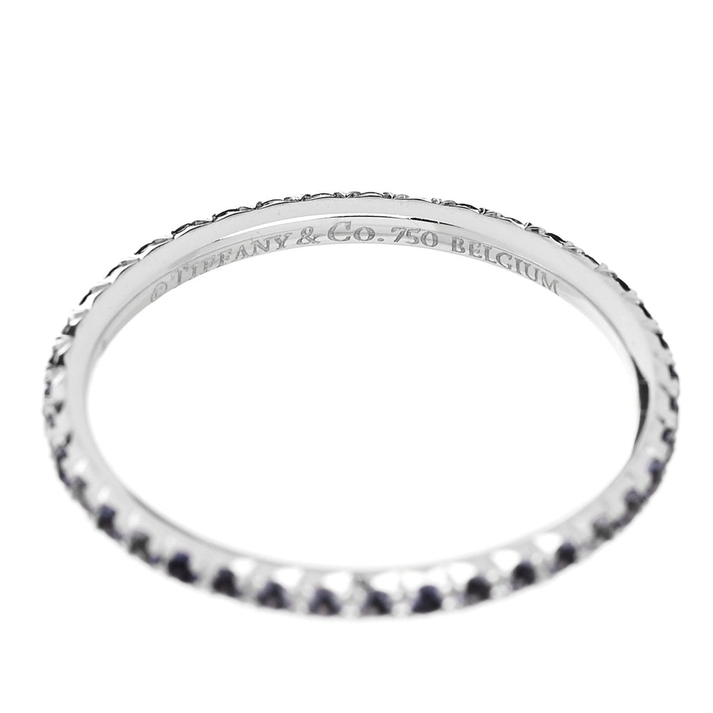 18K White Gold Iolite Metro Ring 48 4.5