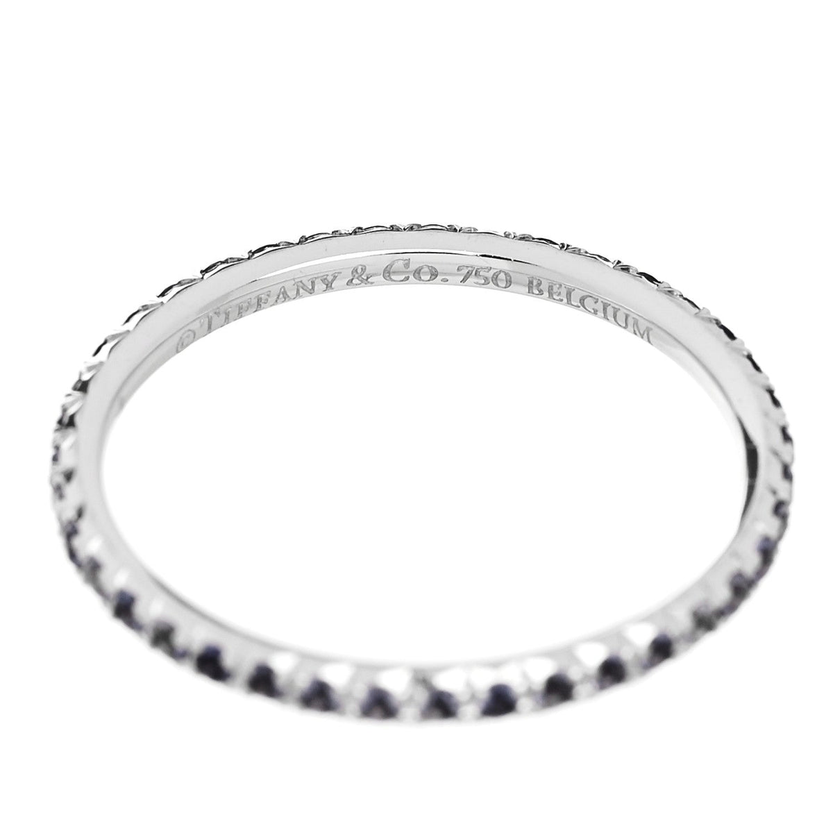 18K White Gold Iolite Metro Ring 48 4.5