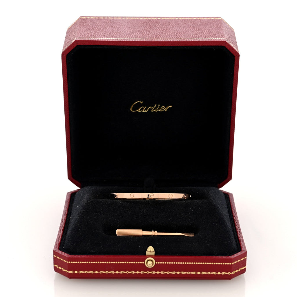 18K Pink Gold Small LOVE Bracelet 15