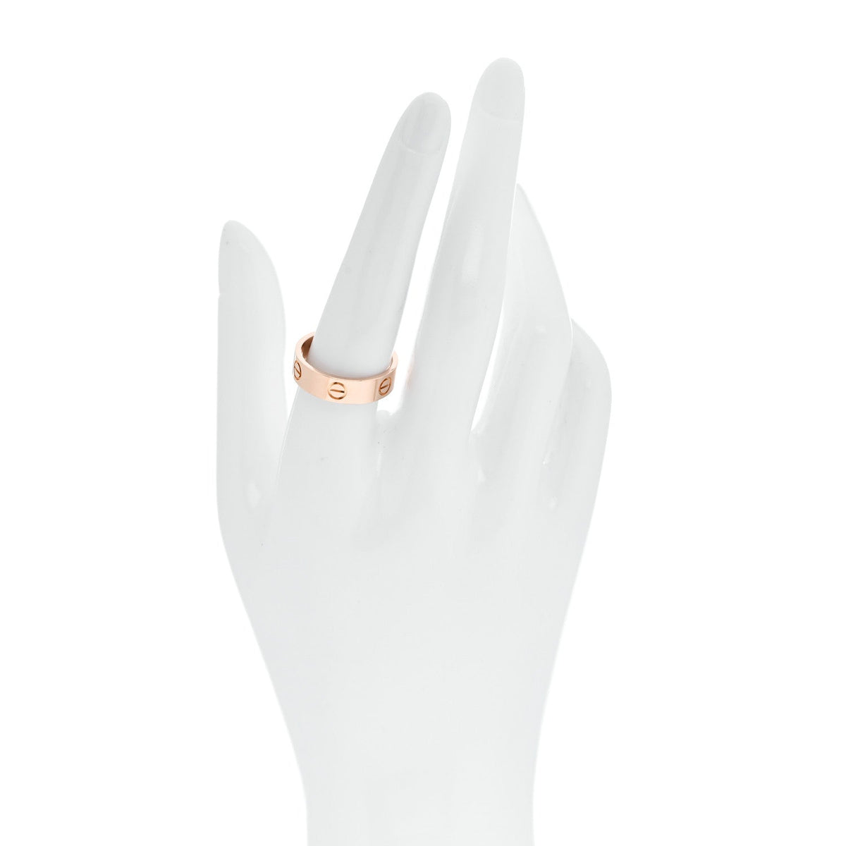 18K Pink Gold 5.5mm LOVE Ring 57 8
