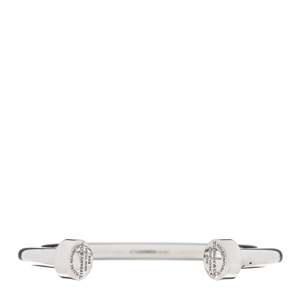 Sterling Silver Return to Tiffany Narrow Circle Edge Cuff Bracelet