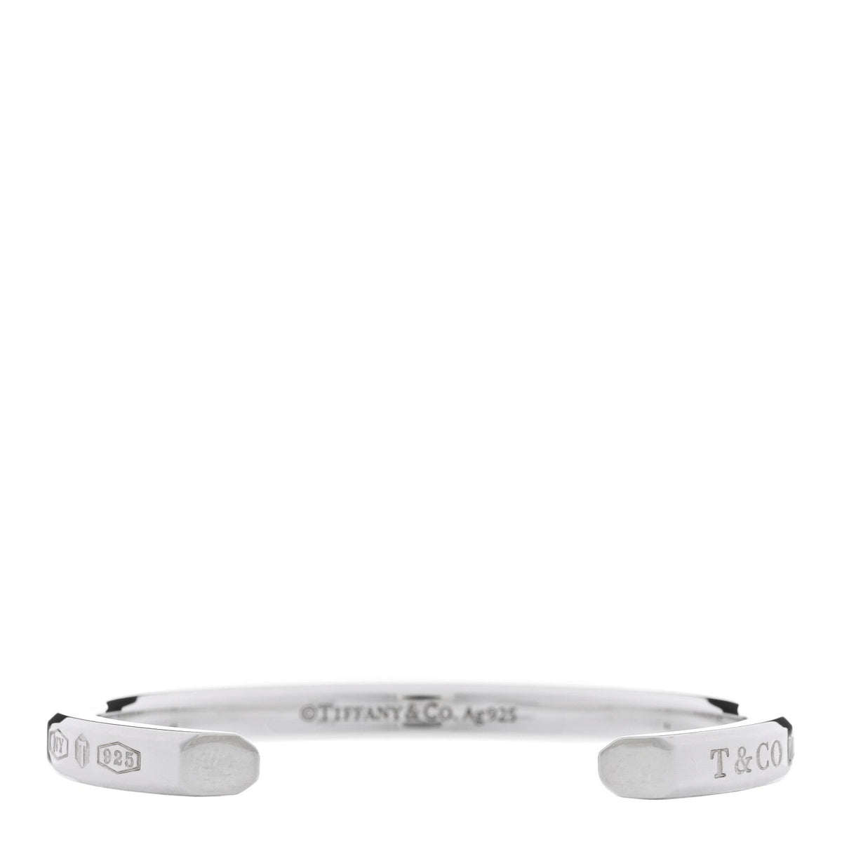 Sterling Silver Narrow Makers Cuff Bracelet