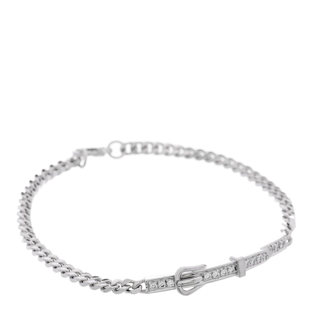 18K White Gold Diamond Etriviere Bracelet