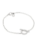 18K White Gold Diamond Finesse Bracelet XS